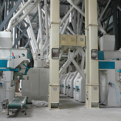 漯河市華糧機械公司 電氣設(shè)備驅(qū)動下的面粉機成套設(shè)備